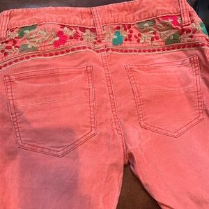 Free People embroidered corduroys 27
